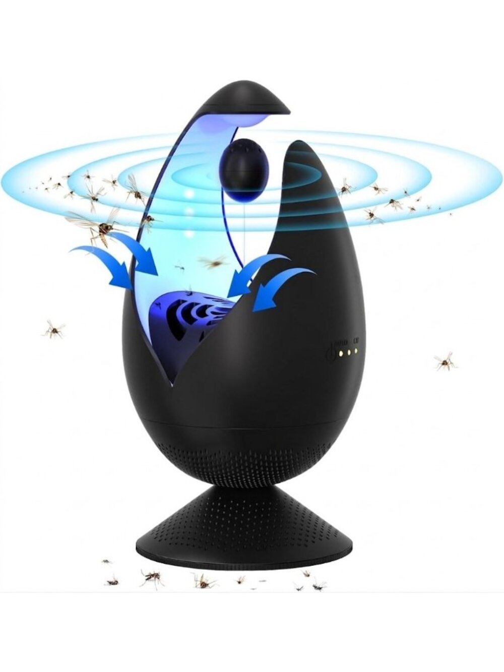 Indoor Mosquito‎ Trap – Magic Magnet Double-Bait – Smart Auto-Switch – Non-Toxic
